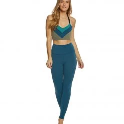 Beyond Yoga Plush High Waisted Long Leggings Deep Sapphire Heather CLOTHING