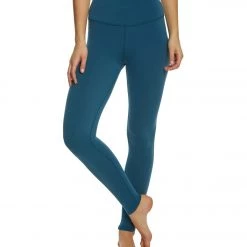 Beyond Yoga Plush High Waisted Long Leggings Deep Sapphire Heather CLOTHING