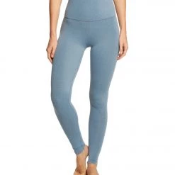 Beyond Yoga Plush High Waisted Long Leggings Light Blue Heather CLOTHING