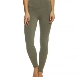 Beyond Yoga Plush High Waisted Long Leggings Timber Heather