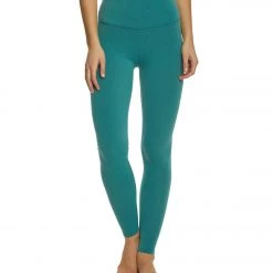Beyond Yoga Plush High Waisted Long Leggings Brushed Jade Heather