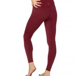 Beyond Yoga Plush High Waisted Long Leggings Team Burgundy Heather 10 Beyond Yoga Plush High Waisted Long Leggings Team Burgundy Heather