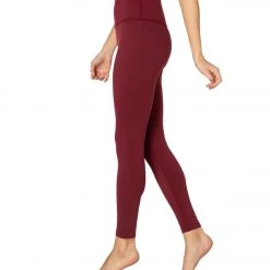 Beyond Yoga Plush High Waisted Long Leggings Team Burgundy Heather 11 Beyond Yoga Plush High Waisted Long Leggings Team Burgundy Heather