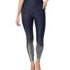 Beyond Yoga Sportflex Alloy Ombre High Waisted Midi Yoga Leggings Nocturnal Navy Silver Speckle