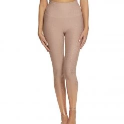 Beyond Yoga Sportflex Alloy Ombre High Waisted Midi Yoga Leggings Brazen Blush/Rose Gold Speckled CLOTHING