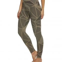 CLOTHING Beyond Yoga Breakout High Waisted Midi Yoga Leggings Timber Breakout