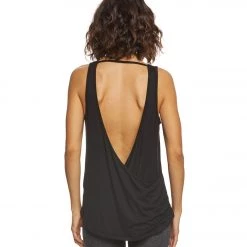 Beyond Yoga Slink Twice Wrap Yoga Tank Black