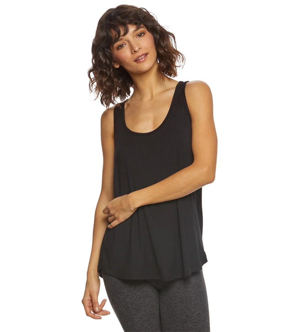 Beyond Yoga Slink Twice Wrap Yoga Tank Black 4 Beyond Yoga Slink Twice Wrap Yoga Tank Black