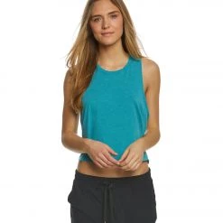 CLOTHING Beyond Yoga Wrap Around Yoga Tank Brushed Jade 9 CLOTHING Beyond Yoga Wrap Around Yoga Tank Brushed Jade
