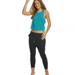 CLOTHING Beyond Yoga Wrap Around Yoga Tank Brushed Jade 11 CLOTHING Beyond Yoga Wrap Around Yoga Tank Brushed Jade