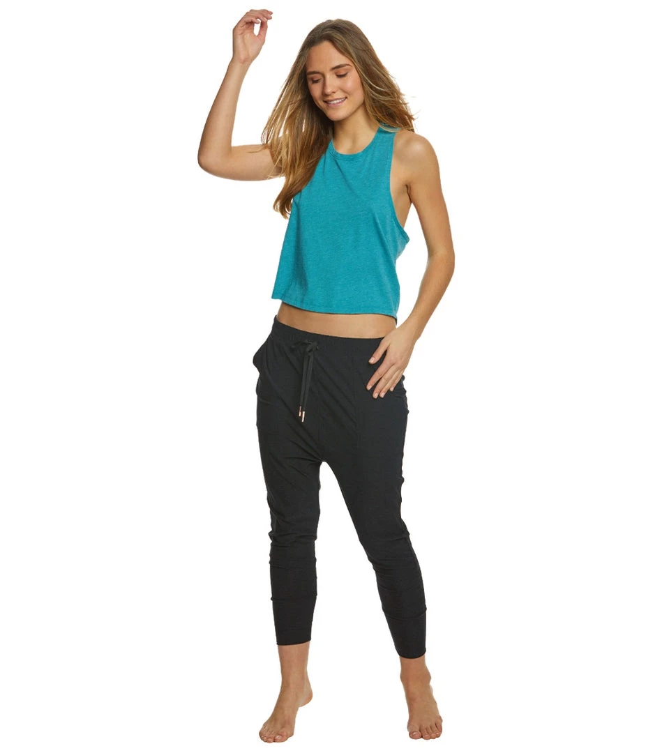 CLOTHING Beyond Yoga Wrap Around Yoga Tank Brushed Jade 6 CLOTHING Beyond Yoga Wrap Around Yoga Tank Brushed Jade