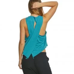 CLOTHING Beyond Yoga Wrap Around Yoga Tank Brushed Jade 13 CLOTHING Beyond Yoga Wrap Around Yoga Tank Brushed Jade