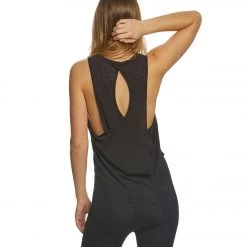 Beyond Yoga Wrap Around Yoga Tank Black CLOTHING