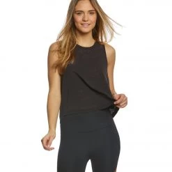 Beyond Yoga Wrap Around Yoga Tank Black CLOTHING