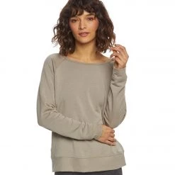 Beyond Yoga Relaxed Long Sleeve Pullover Timber