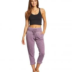 CLOTHING Balance Collection Larke Lounge 7/8 Sweatpant Joggers Heather Aubergine