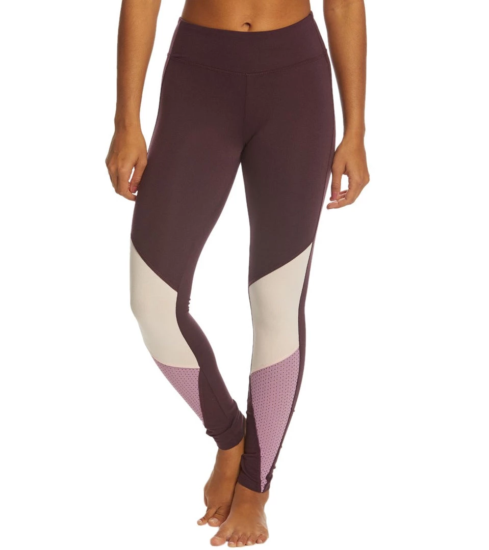 Balance Collection Malibu Yoga Leggings Wild Plum/Lotus Pink 3 Balance Collection Malibu Yoga Leggings Wild Plum/Lotus Pink