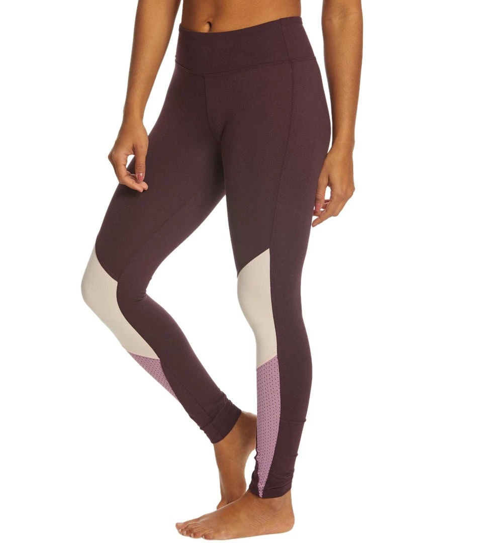 Balance Collection Malibu Yoga Leggings Wild Plum/Lotus Pink 4 Balance Collection Malibu Yoga Leggings Wild Plum/Lotus Pink