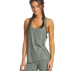 CLOTHING Beyond Yoga Double Up Racer Tank Jungle Palm Rainwash
