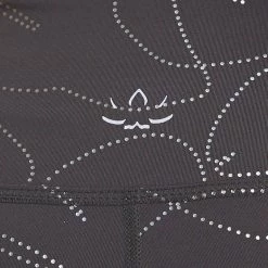 CLOTHING Beyond Yoga Flashback Circuit High Waisted Short Shorts Monstera Leaf Silver/Black