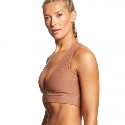 Varley Brooks Yoga Crop Top Rust