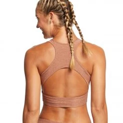 Varley Brooks Yoga Crop Top Rust