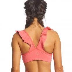 Beyond Yoga Frill Seeker Yoga Sports Bra Heatwave CLOTHING
