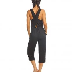 Beyond Yoga Farrah Cropped Jumpsuit Black CLOTHING 10 Beyond Yoga Farrah Cropped Jumpsuit Black CLOTHING