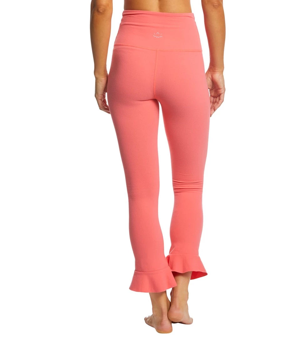 CLOTHING Beyond Yoga Frill Seeker High Waisted Midi Yoga Leggings Heatwave 5 CLOTHING Beyond Yoga Frill Seeker High Waisted Midi Yoga Leggings Heatwave
