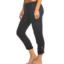 Beyond Yoga Flamingo Everyday Midi Sweatpant Black CLOTHING