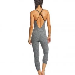 CLOTHING Beyond Yoga Spacedye Elevation Capri Bodysuit Black/White 10 CLOTHING Beyond Yoga Spacedye Elevation Capri Bodysuit Black/White