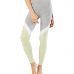 CLOTHING Beyond Yoga Tri-Panel Spacedye High Waisted 7/8 Yoga Leggings