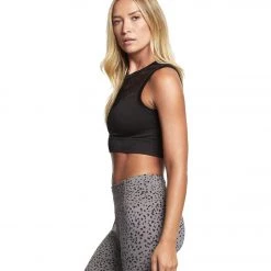 Varley Langley Seamless Yoga Sports Bra Black CLOTHING