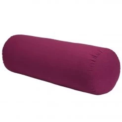 YOGA MATS & PROPS Gaiam Round/Tube Bolster Burgundy