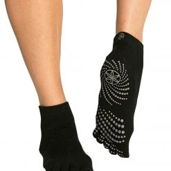 ACCESSORIES Gaiam Studio Grippy Yoga Socks Black