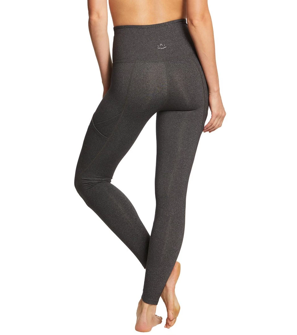 CLOTHING Beyond Yoga Palomino High Waisted 7/8 Yoga Leggings With Pockets Heather Gray 5 CLOTHING Beyond Yoga Palomino High Waisted 7/8 Yoga Leggings With Pockets Heather Gray