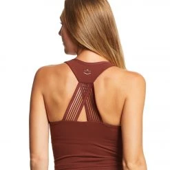 Beyond Yoga Mirage Cropped Tank Red Rock CLOTHING