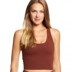Beyond Yoga Mirage Cropped Tank Red Rock CLOTHING