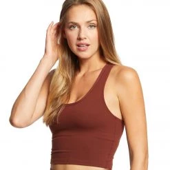 Beyond Yoga Mirage Cropped Tank Red Rock CLOTHING