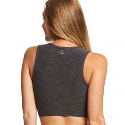 Beyond Yoga Crossroads Bralette Black/Charcoal