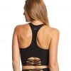 Beyond Yoga Across The Strap Cropped Tank Darkest Night