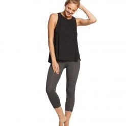 CLOTHING Beyond Yoga High Waisted Yoga Capris Heather Gray