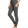 CLOTHING Beyond Yoga Plush High Waisted Yoga Leggings With Pockets Charcoal Gray Heather