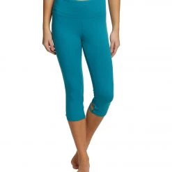 CLOTHING Balance Collection High Line 22" Yoga Capris Harbor Blue