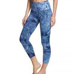 Beyond Yoga Smokeshow High Waisted Yoga Capris Outlaw Navy Smoke