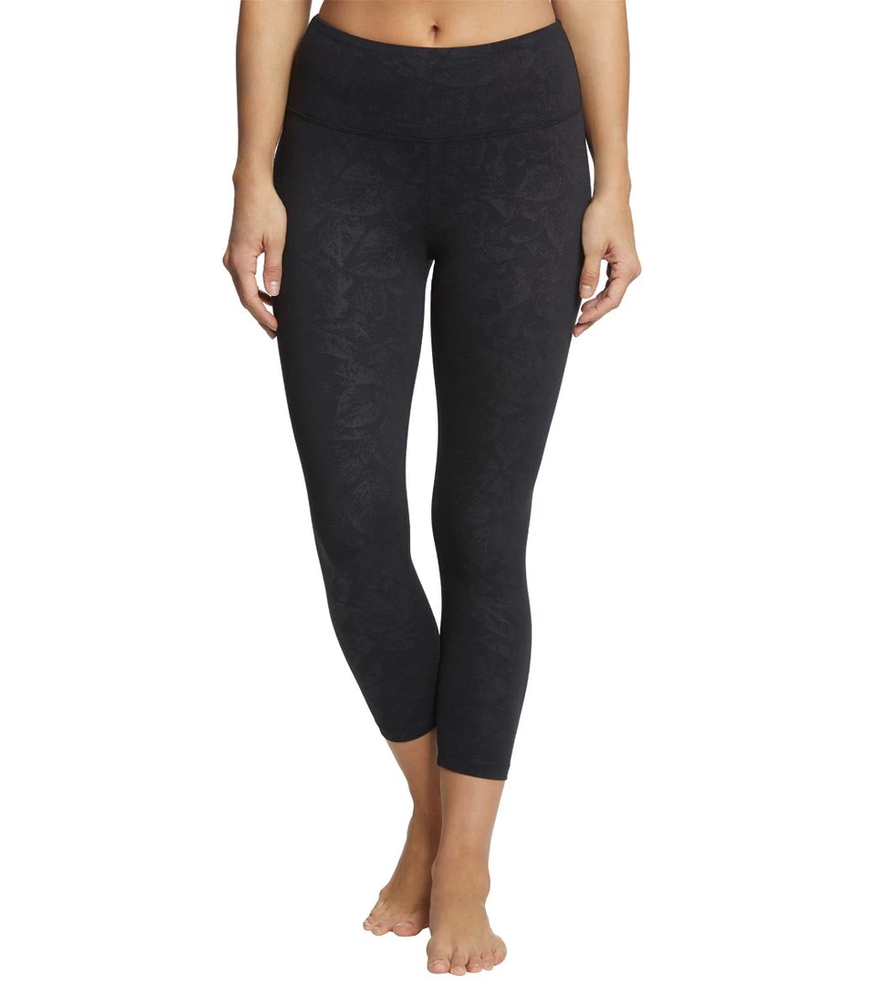 Balance Collection Embossed High Waisted Yoga Capris CLOTHING 3 Balance Collection Embossed High Waisted Yoga Capris CLOTHING