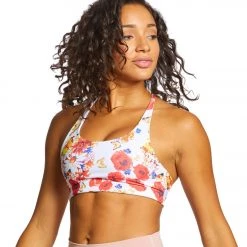 CLOTHING DYI Criss Cross Yoga Sports Bra Red Poppy