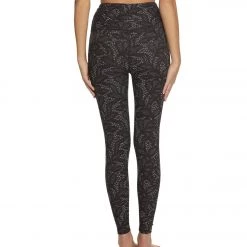 CLOTHING Beyond Yoga Spacedye So Lacy High Waisted 7/8 Yoga Leggings Black/White Lace