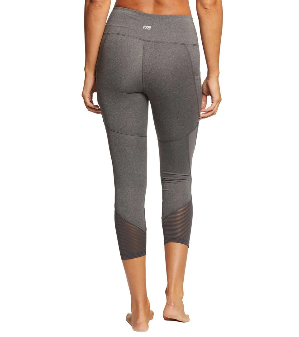 CLOTHING Marika Josie Flow Yoga Capris Heather Charcoal 5 CLOTHING Marika Josie Flow Yoga Capris Heather Charcoal