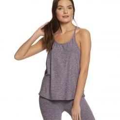 Beyond Yoga Spacedye Split Open Tank Deep Amethyst/Wild Wisteria CLOTHING